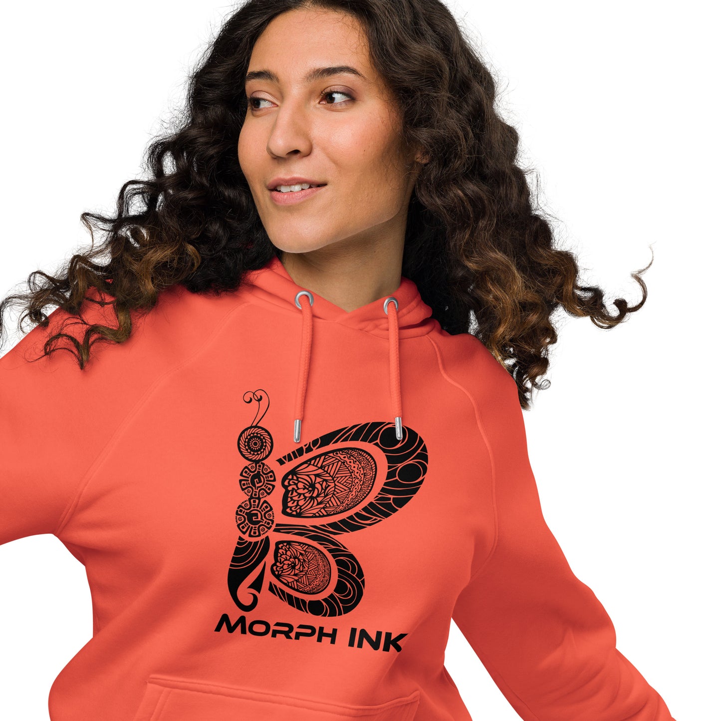 Unisex eco raglan hoodie