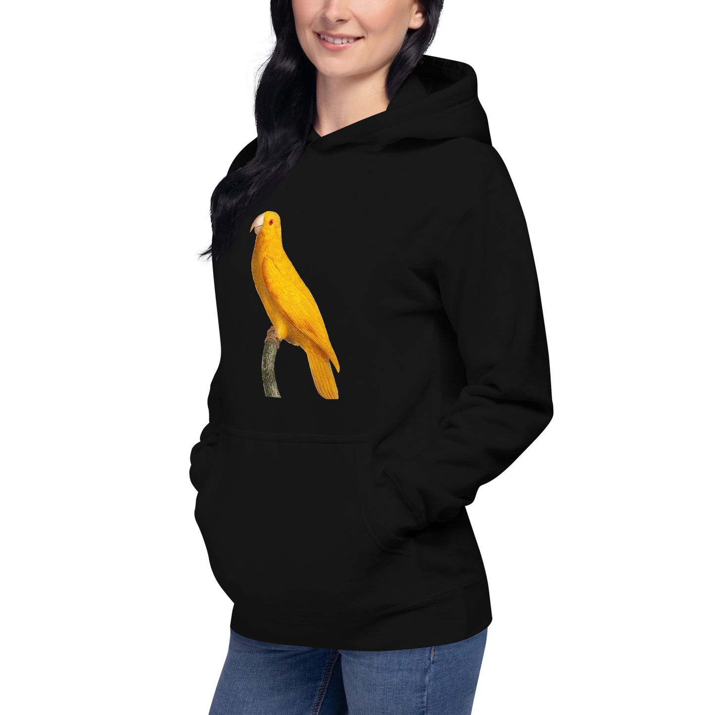 Unisex stand out hoodie in black